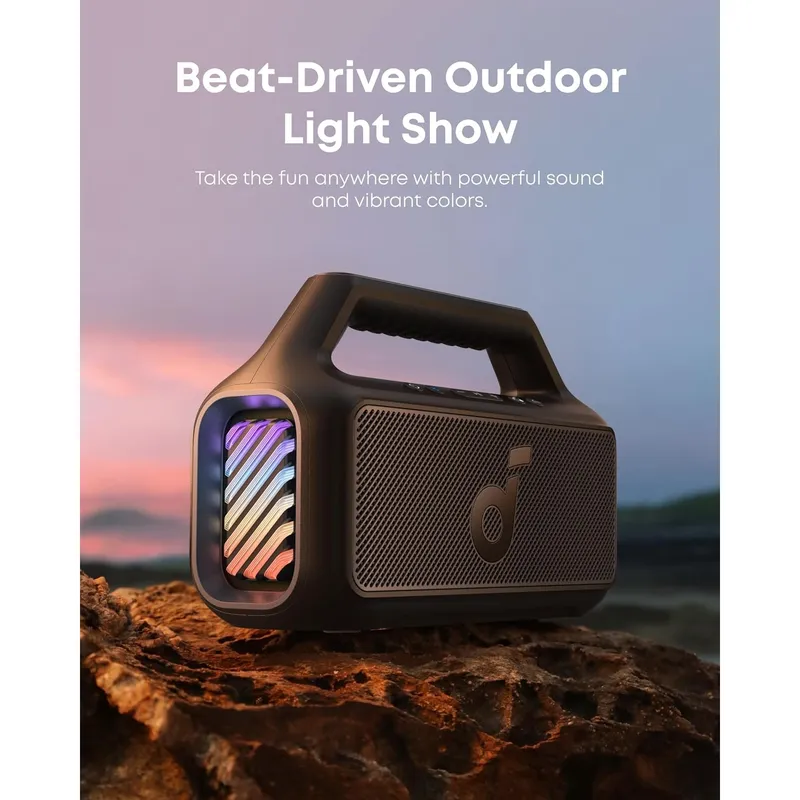 SOUNDCORE - PARLANTE SOUNDCORE BOOM 2 80W IPX7 24HR