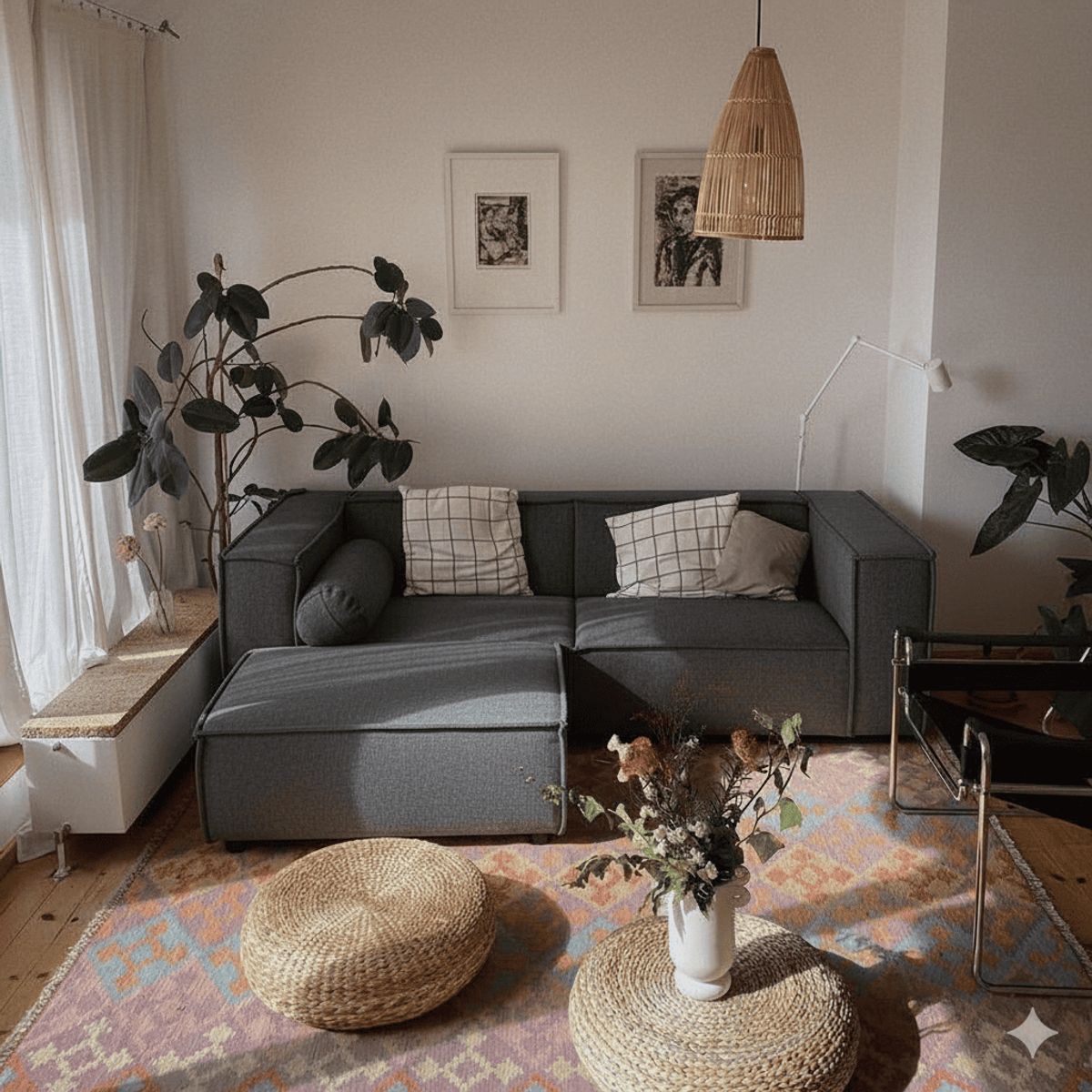 GENERICO - SOFÁ 3 CUERPOS  Y BUTACA TERRA