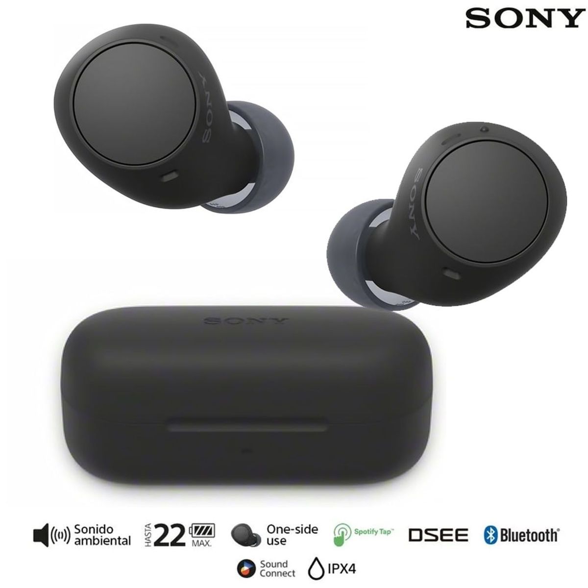 SONY - Sony Audífonos Bluetooth WF-C510 True Wireless Negro