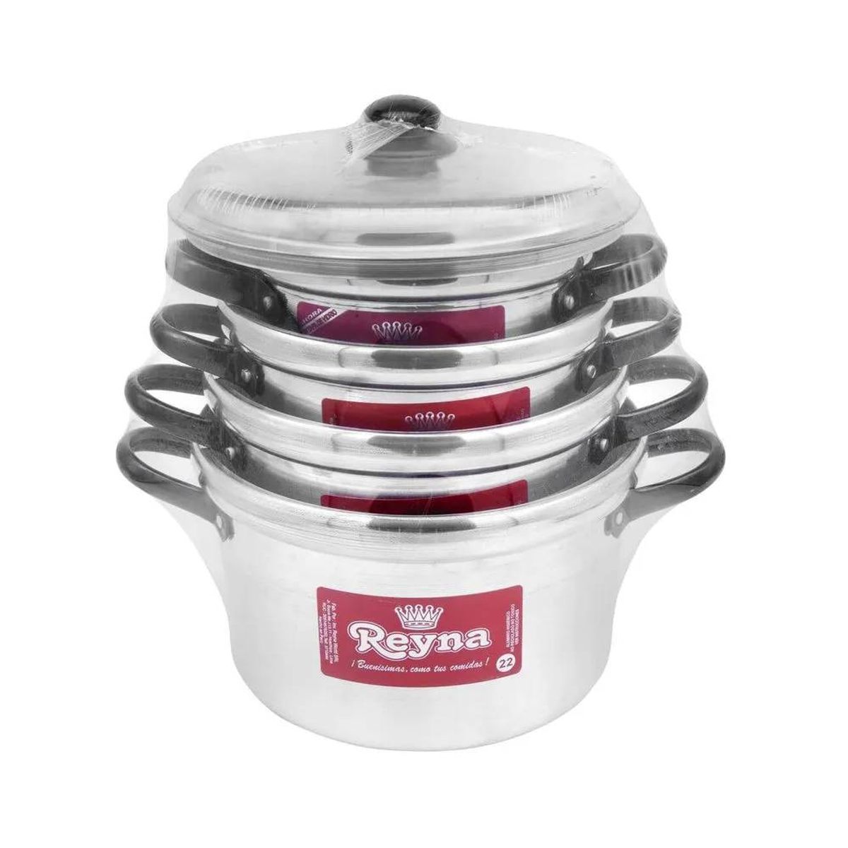Reyna - Set Ollas x4 Pzas tencaje - Reyna