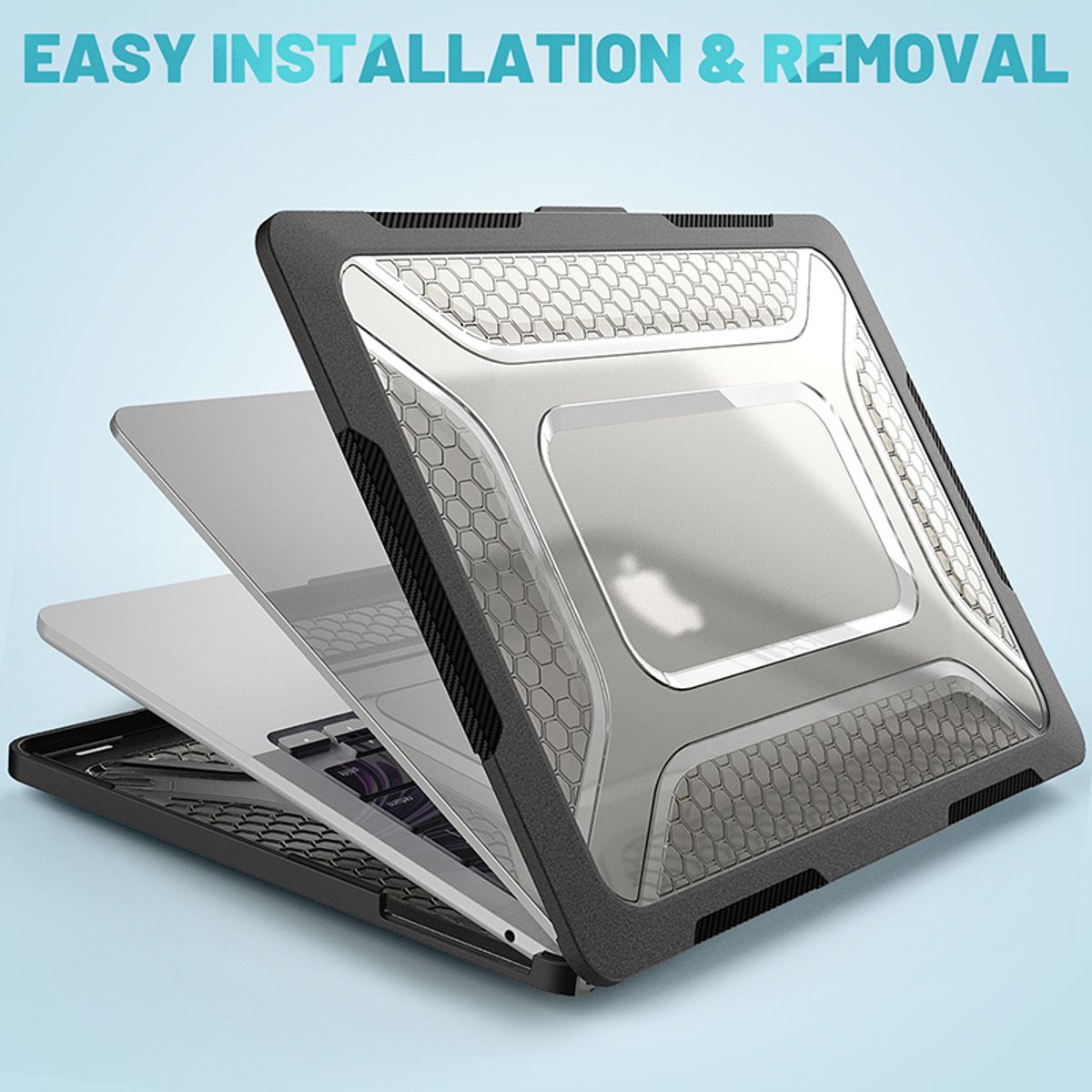 GENERICO - Funda Case Protector Para MacBook Air 13 M1 A2337 A2179 A1932 Armor