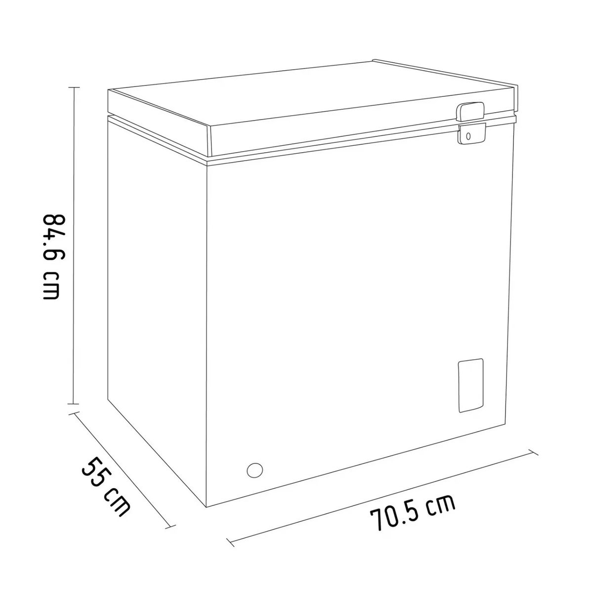 ELECTROLUX - Congeladora Horizontal Electrolux 145L Frost Blanco EFC15A2HPWB