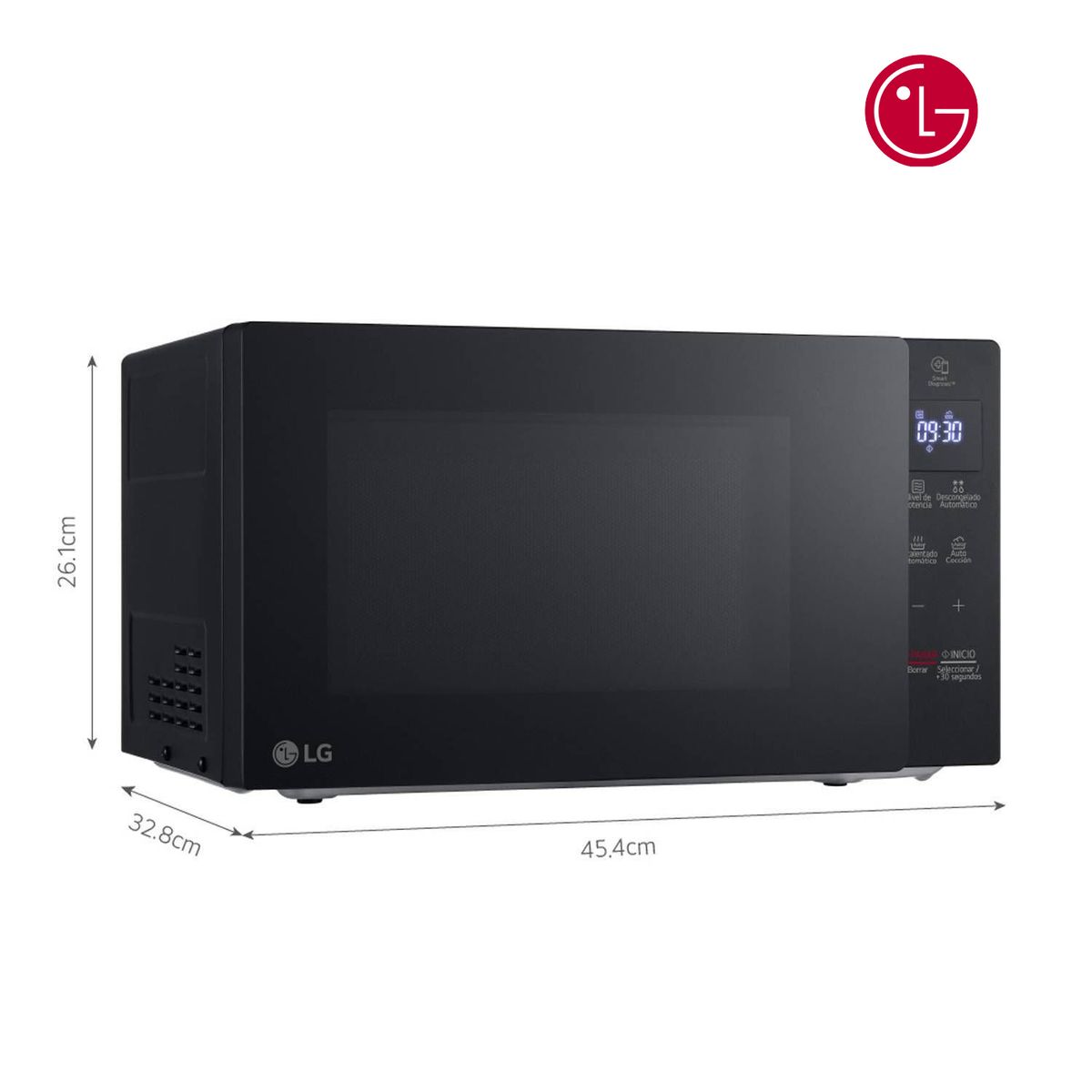 LG - Horno Microondas LG MS2032GAS 20L con EasyClean