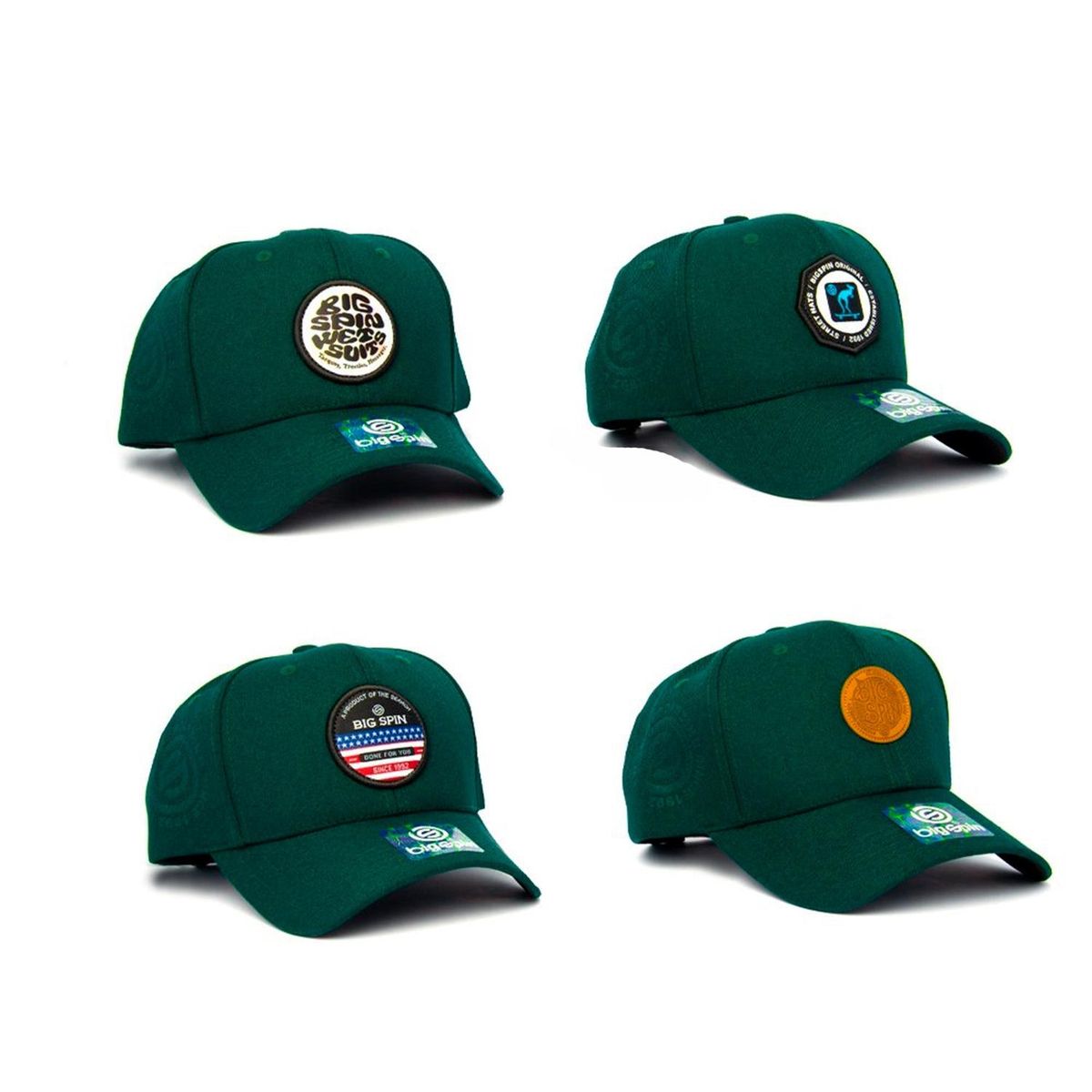 BIGSPIN - GORRA CON BROCHE UNISEX 3BSC32 BIGSPIN