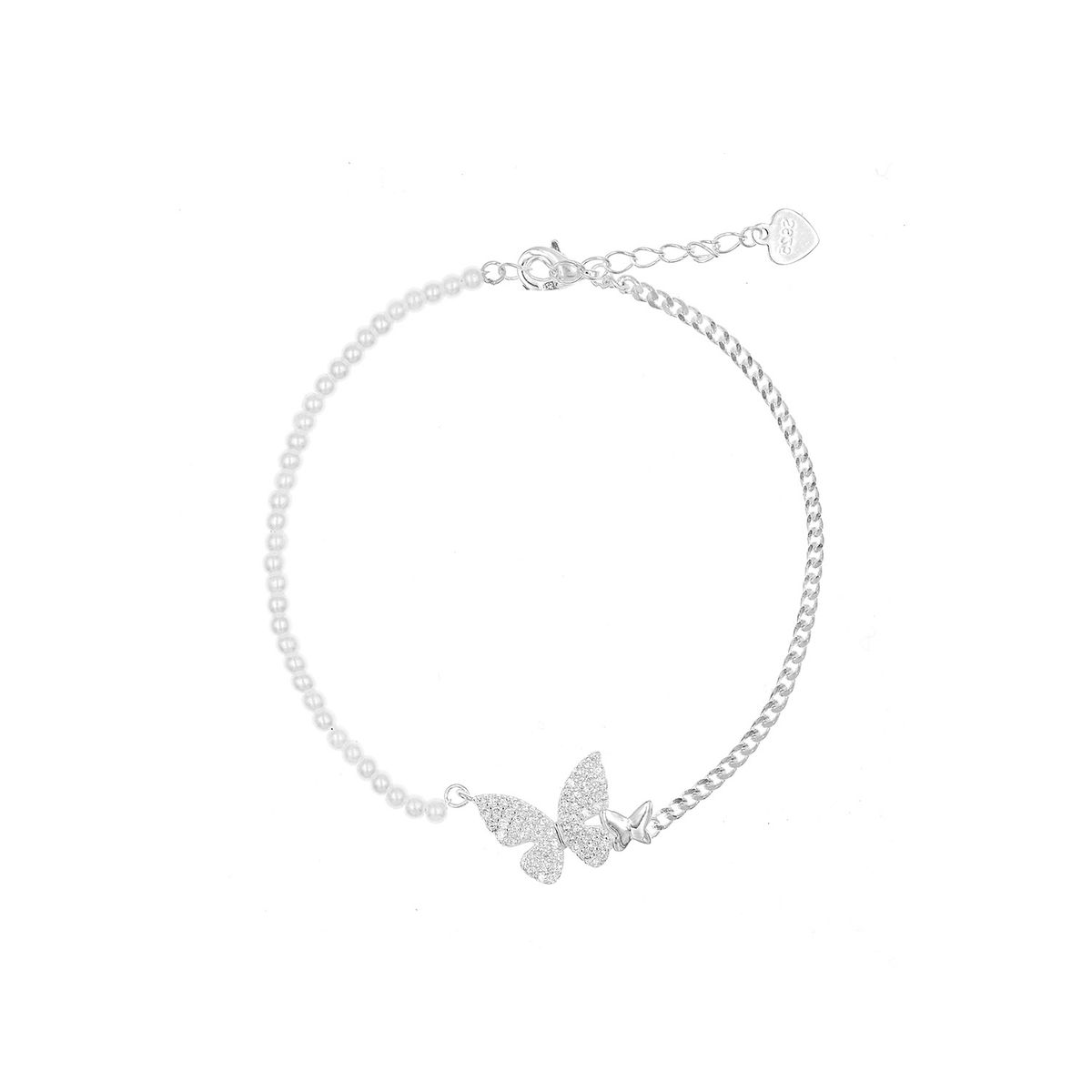 BALIQ - Pulsera Mariposa Plata 925