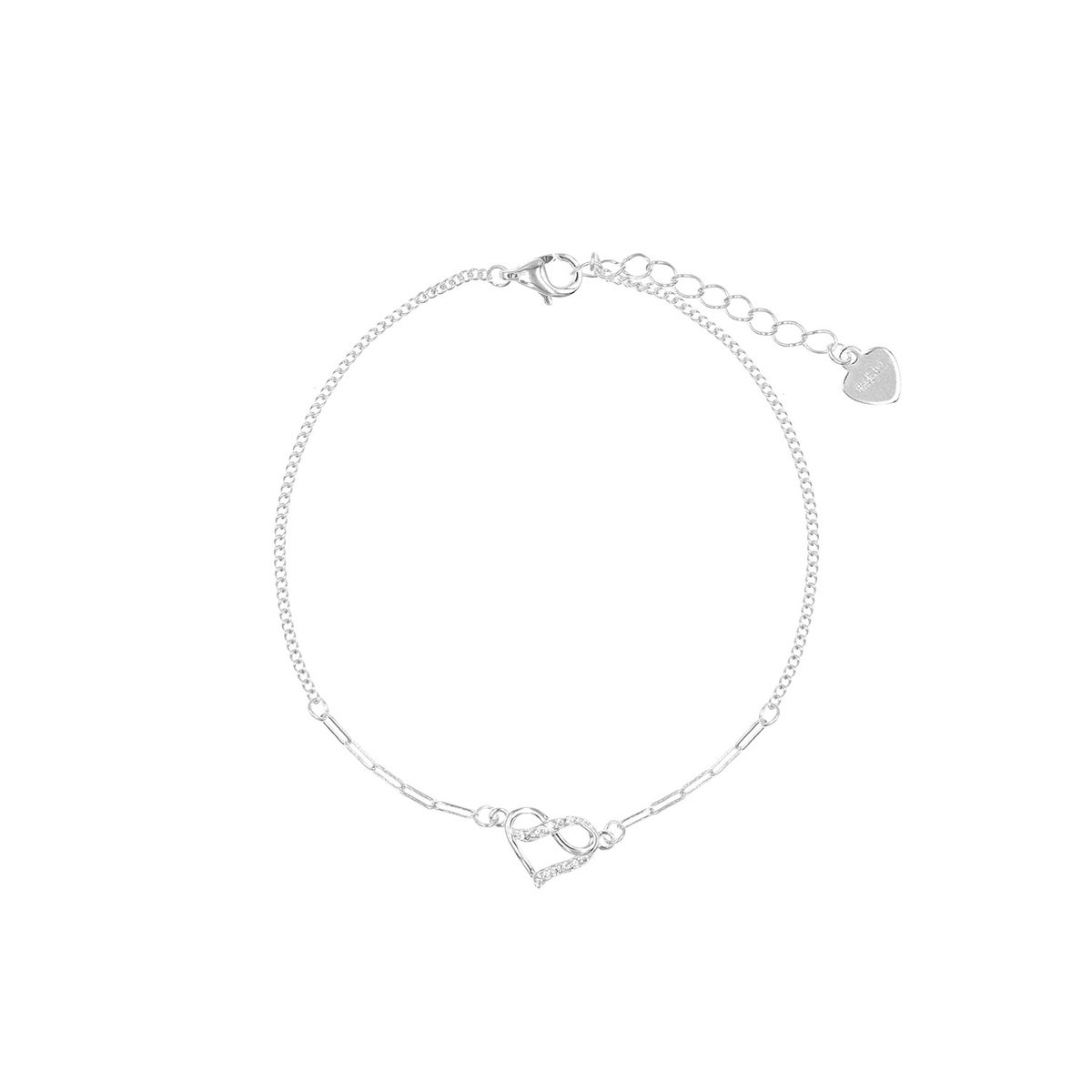 BALIQ - Pulsera Corazón Infinito Plata 925