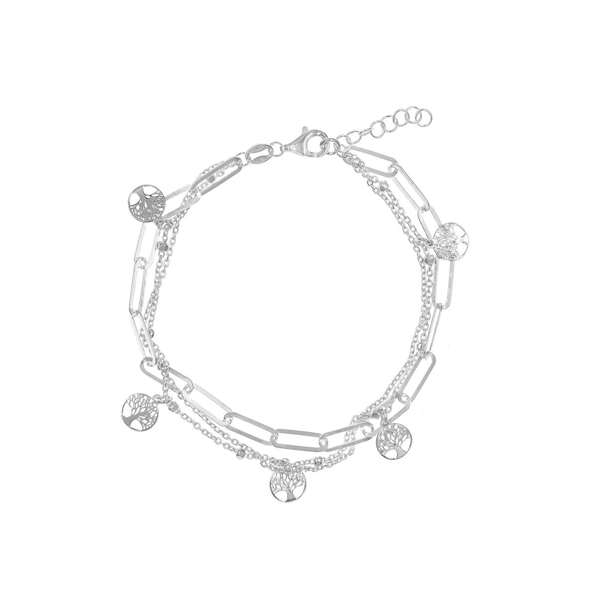 BALIQ - Pulsera Árbol de la Vida Plata 925