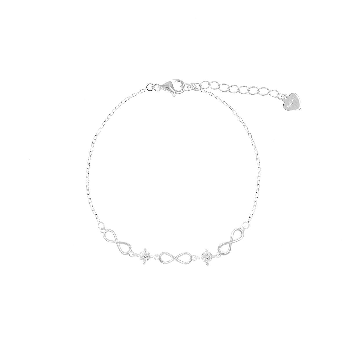 BALIQ - Pulsera Infinito Plata 925