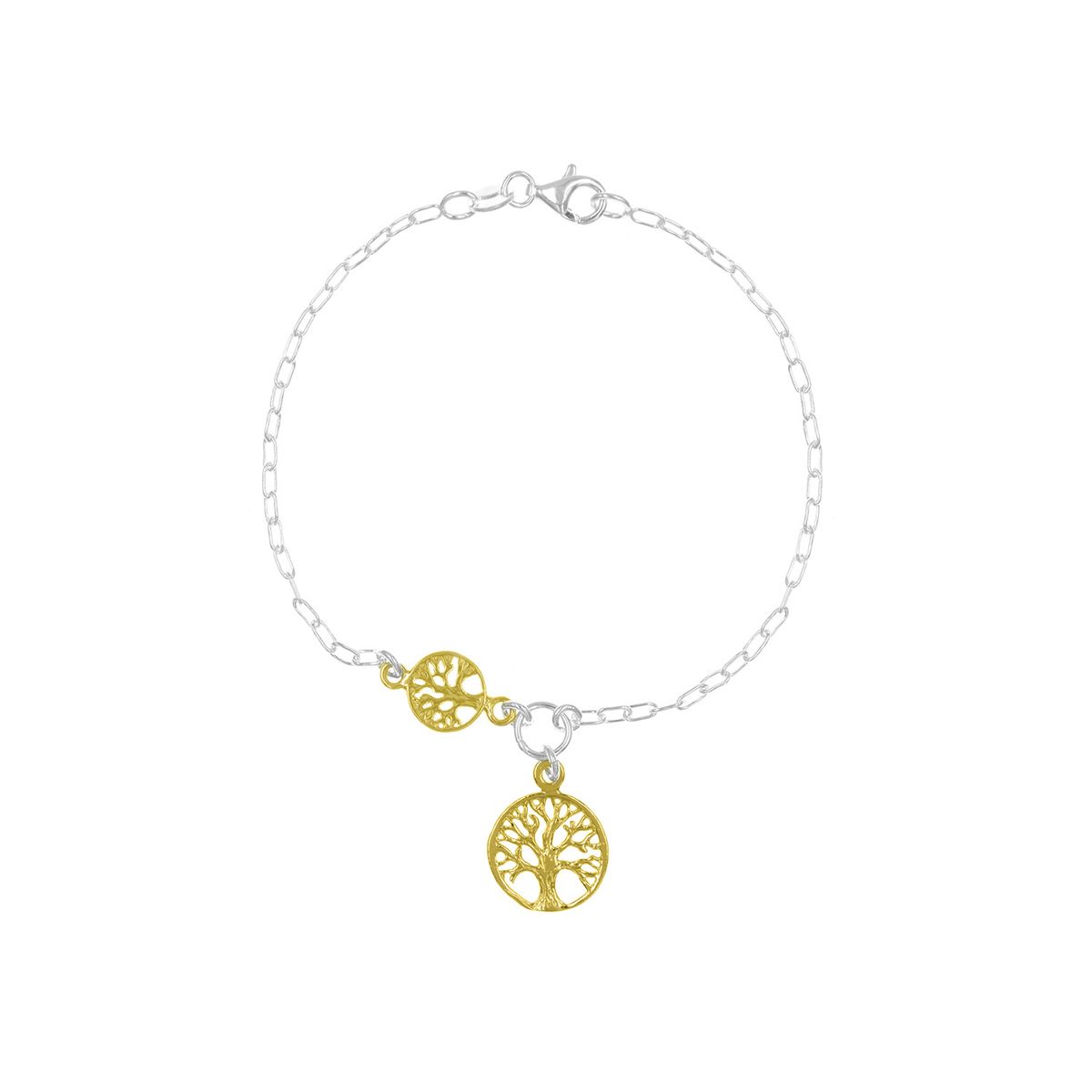 BALIQ - Pulsera Árbol de la Vida Goldensilver