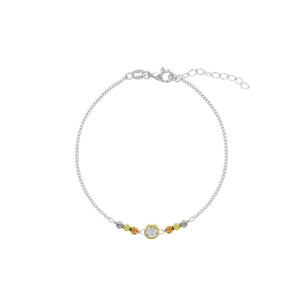 BALIQ - Pulsera Bolitas Goldensilver