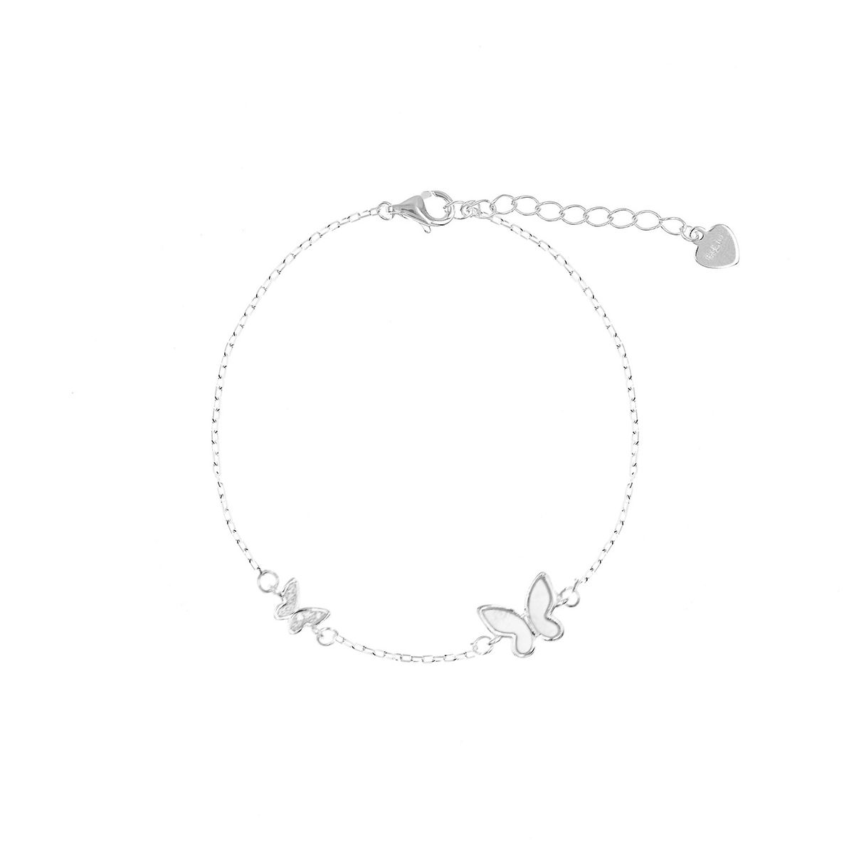 BALIQ - Pulsera Mariposa Plata 925
