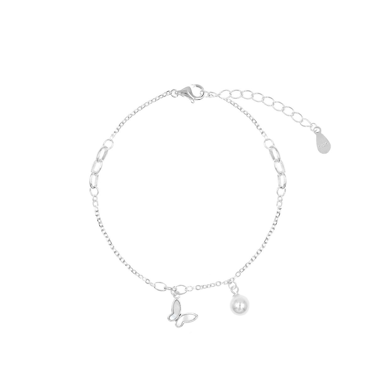 BALIQ - Pulsera Mariposa Plata 925