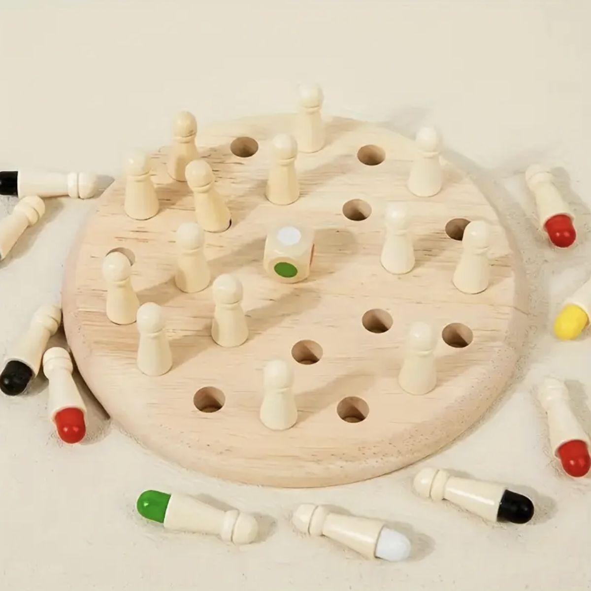 GENERICO - Juego de Mesa Ajedrez de Memoria de Madera