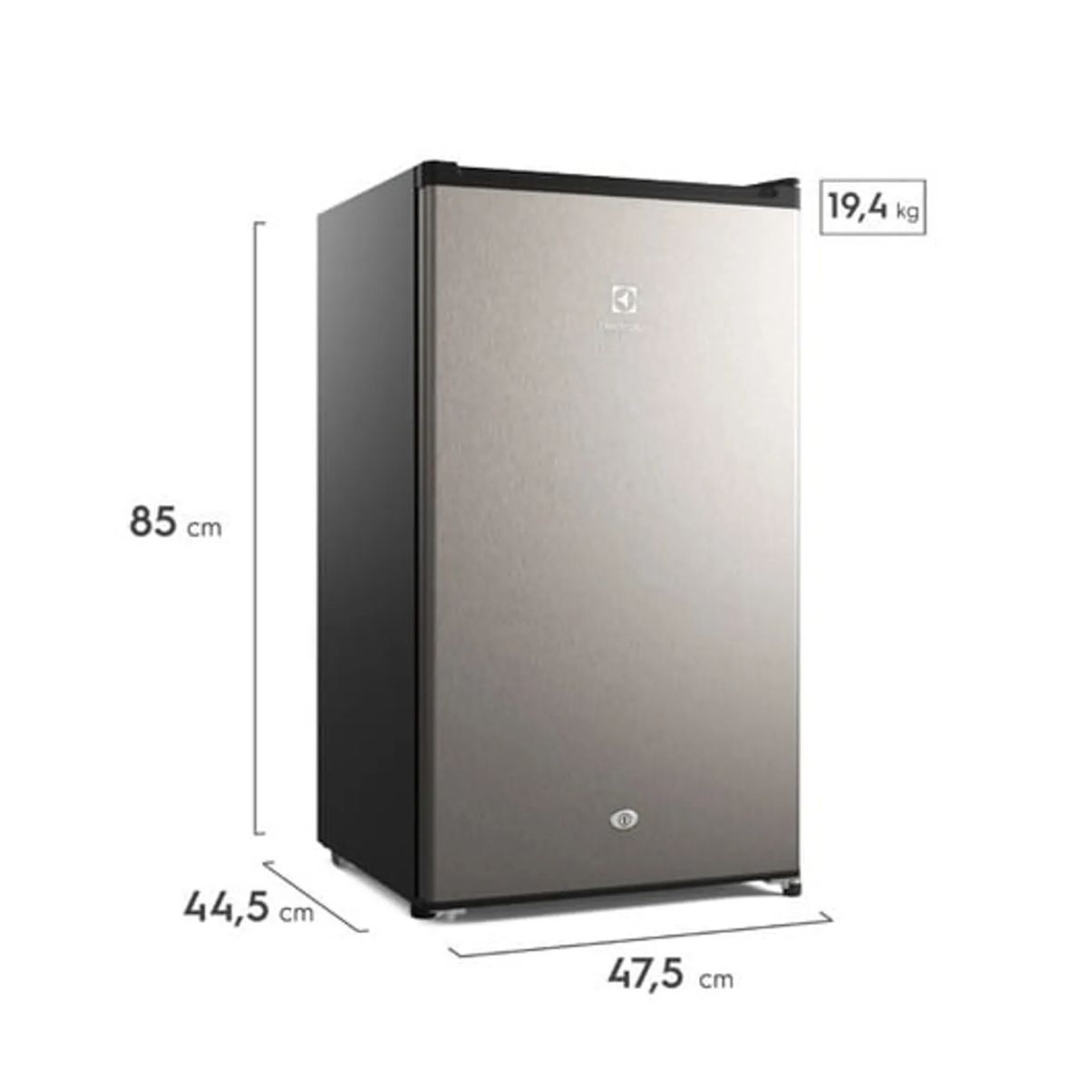 ELECTROLUX - Frigobar Electrolux 90lts Gris ERD090G2HWG