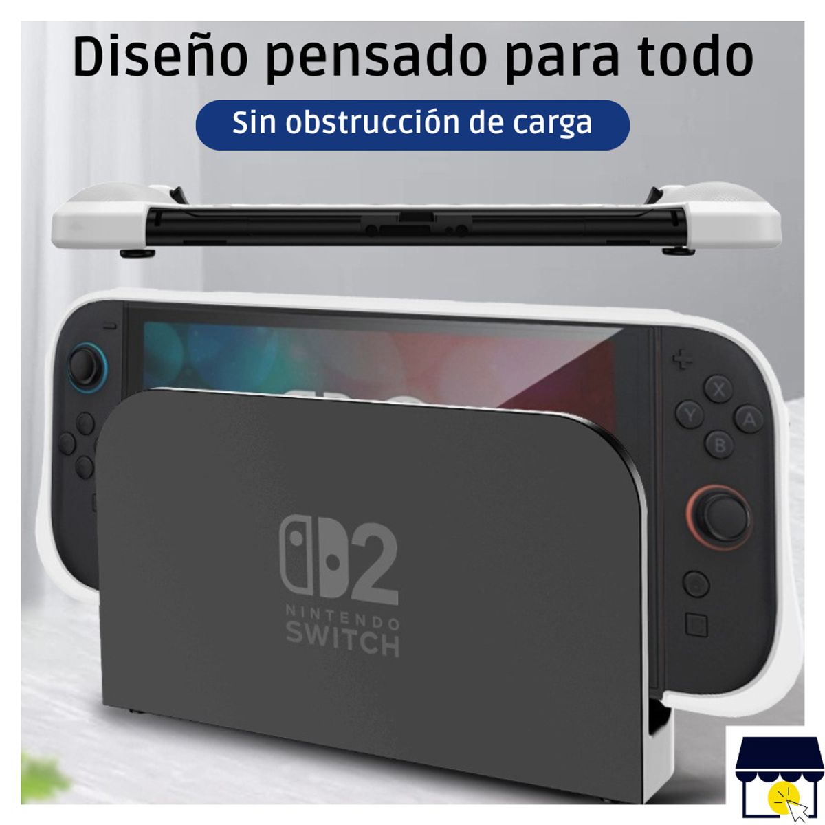 GENERICO - Case funda para Nintendo Switch 2 - Blanco