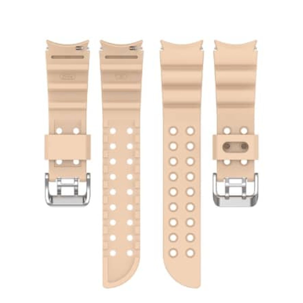 GENERICO - Correa Relieve para Samsung Watch 44mm - Beige