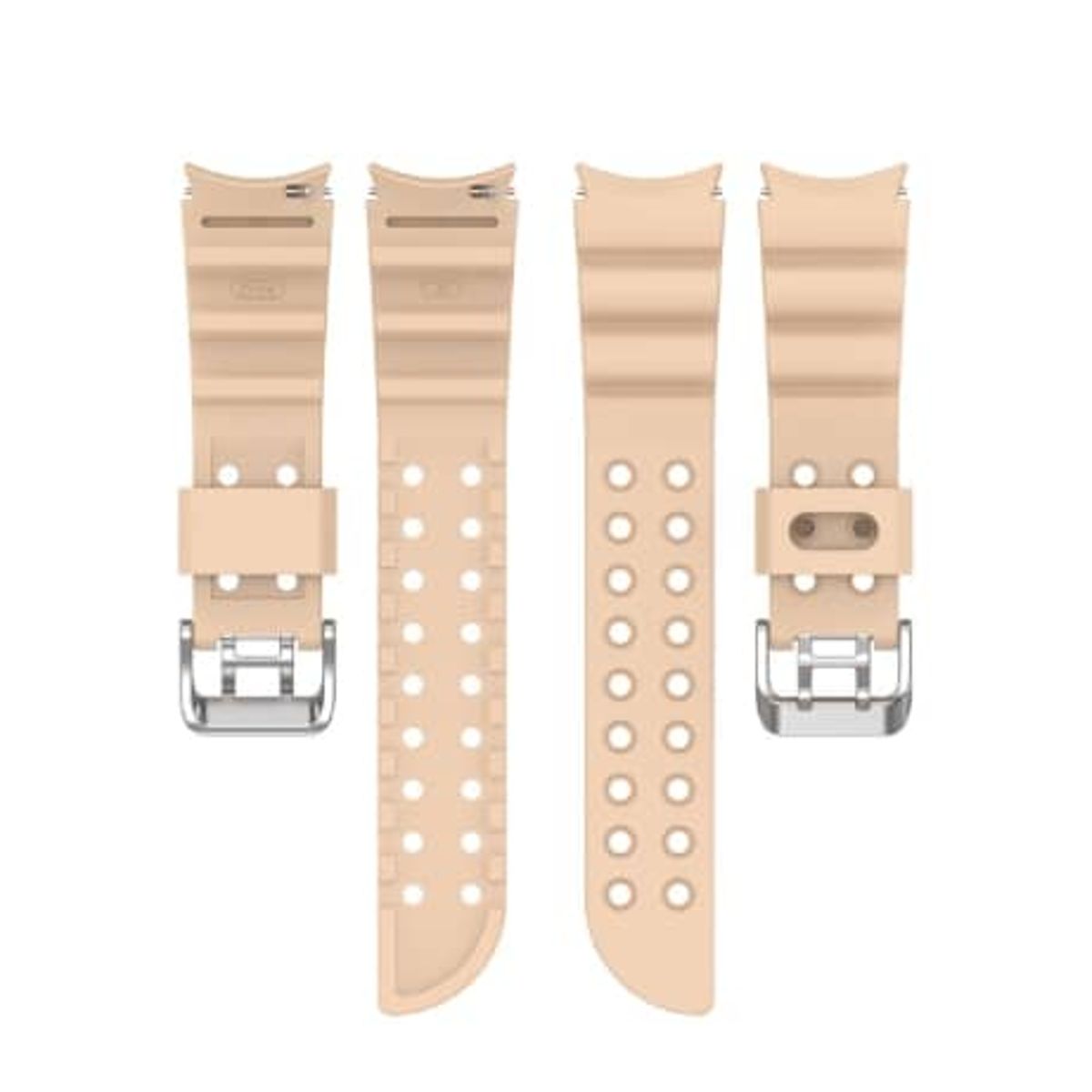 GENERICO - Correa Relieve para Samsung Watch 44mm - Beige