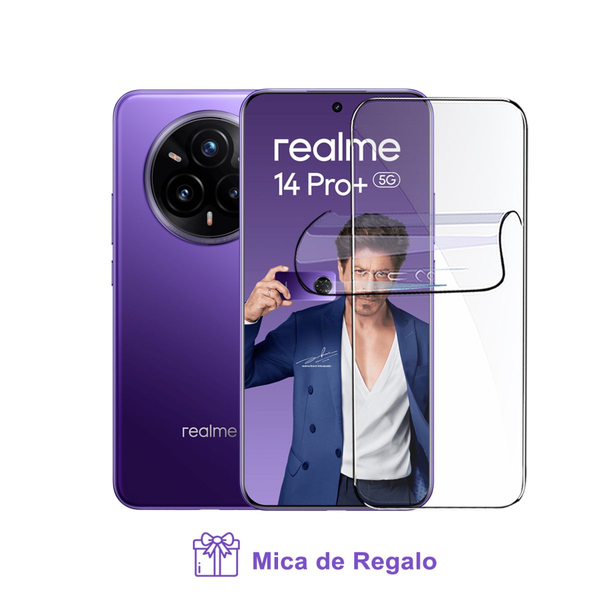 REALME - REALME 14 PRO PLUS 12GB RAM PURPLE 512GB ROM + MICA HIDROGEL