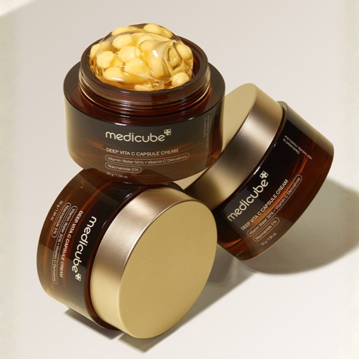 MEDICUBE - Medicube Deep Vita C Capsule Cream 55g Crema Iluminadora