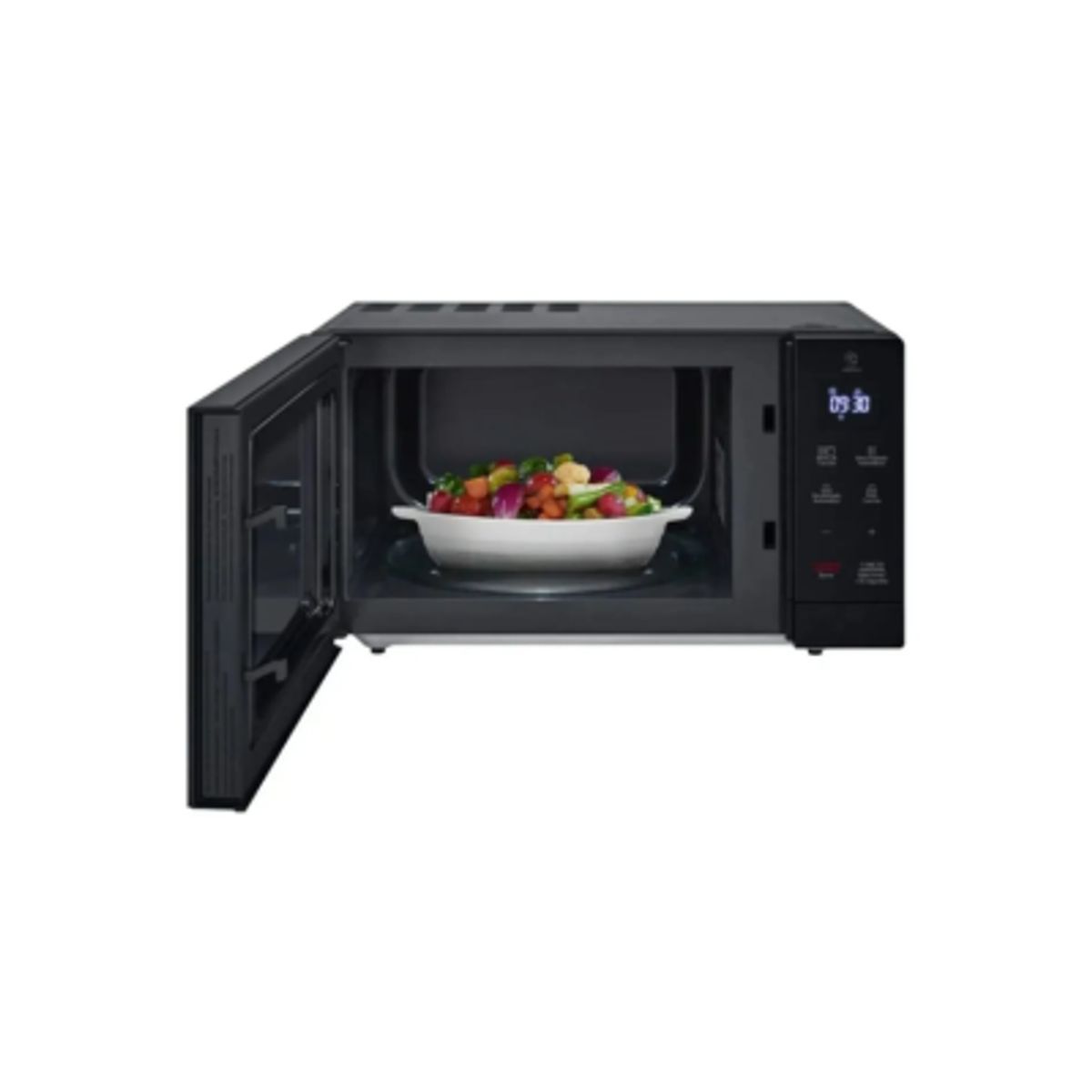 LG - Horno Microondas LG Easy Clean 30 Litros MH7032JAS - Negro