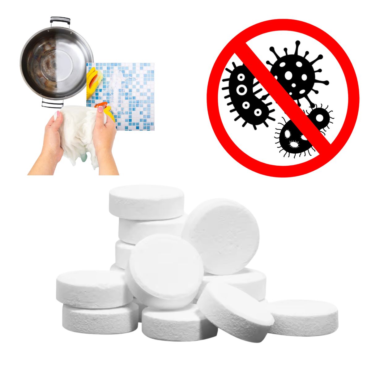 GENERICO - PACK X15 PASTILLAS QUITAMANCHAS MULTIUSO LIMPIEZA PROFUNDA