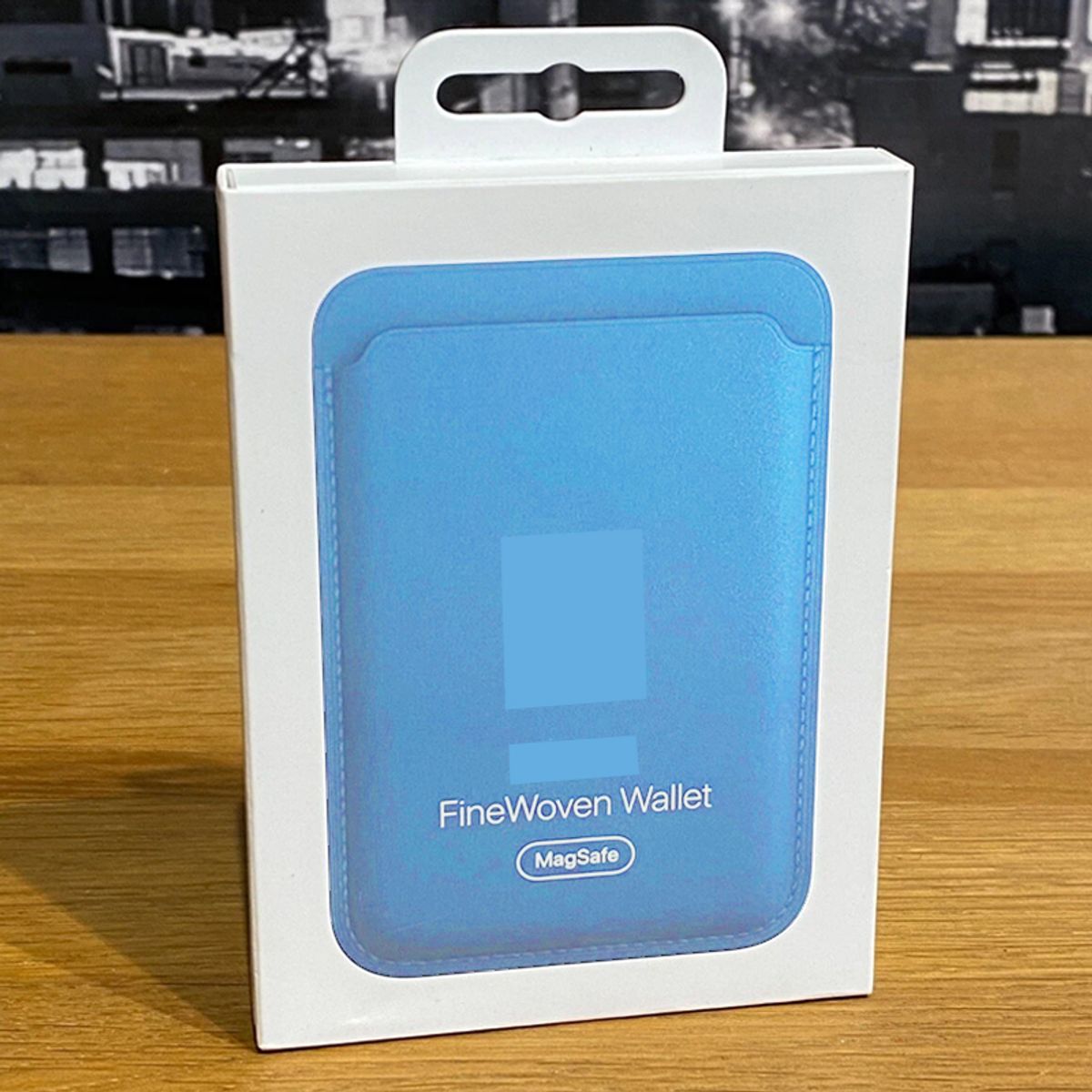 GENERICO - TARJETERO WALLET IPHONE CON LOGO CELESTE