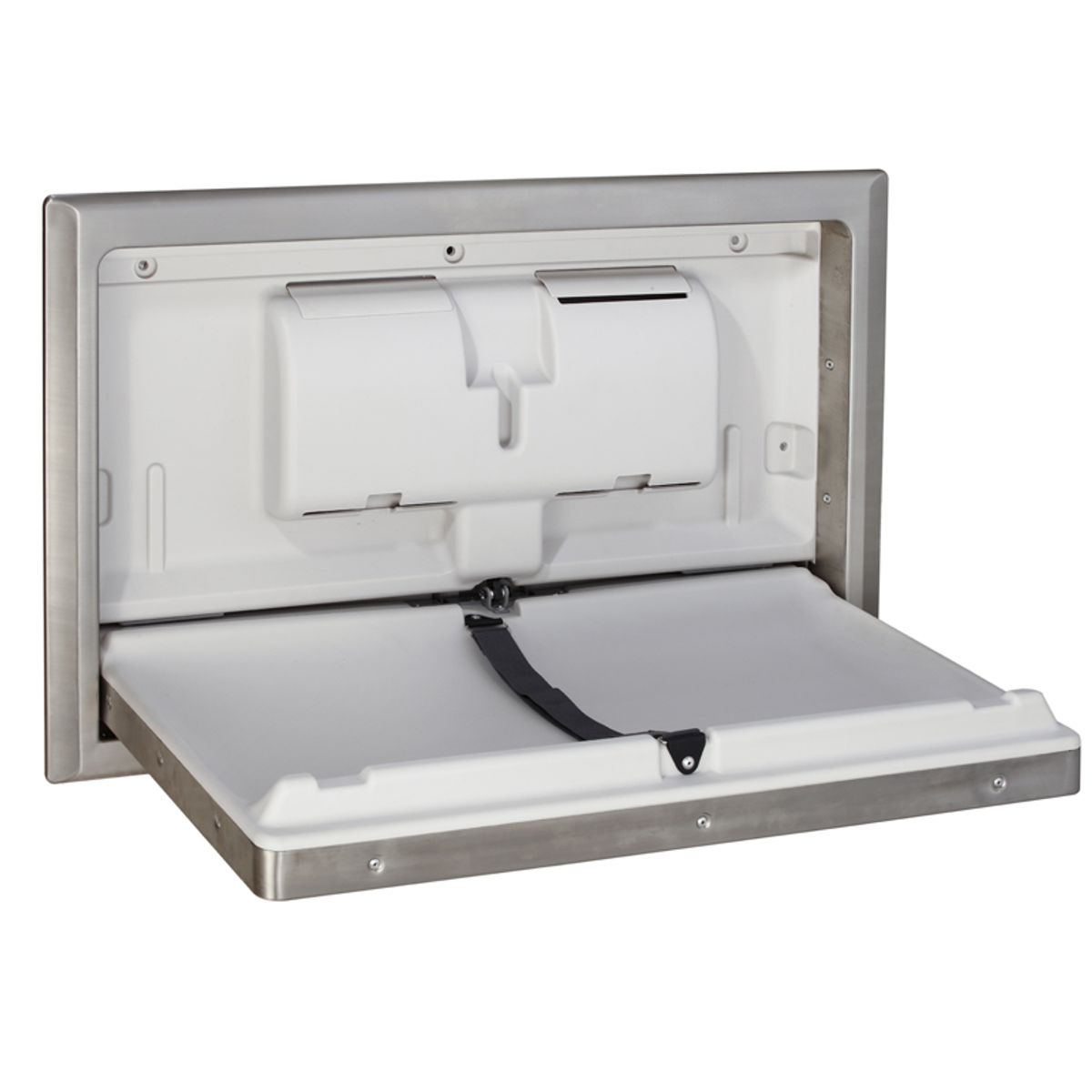 EXORIAM - Cambiador Mudador de Bebe Horizontal de Acero Inoxidable