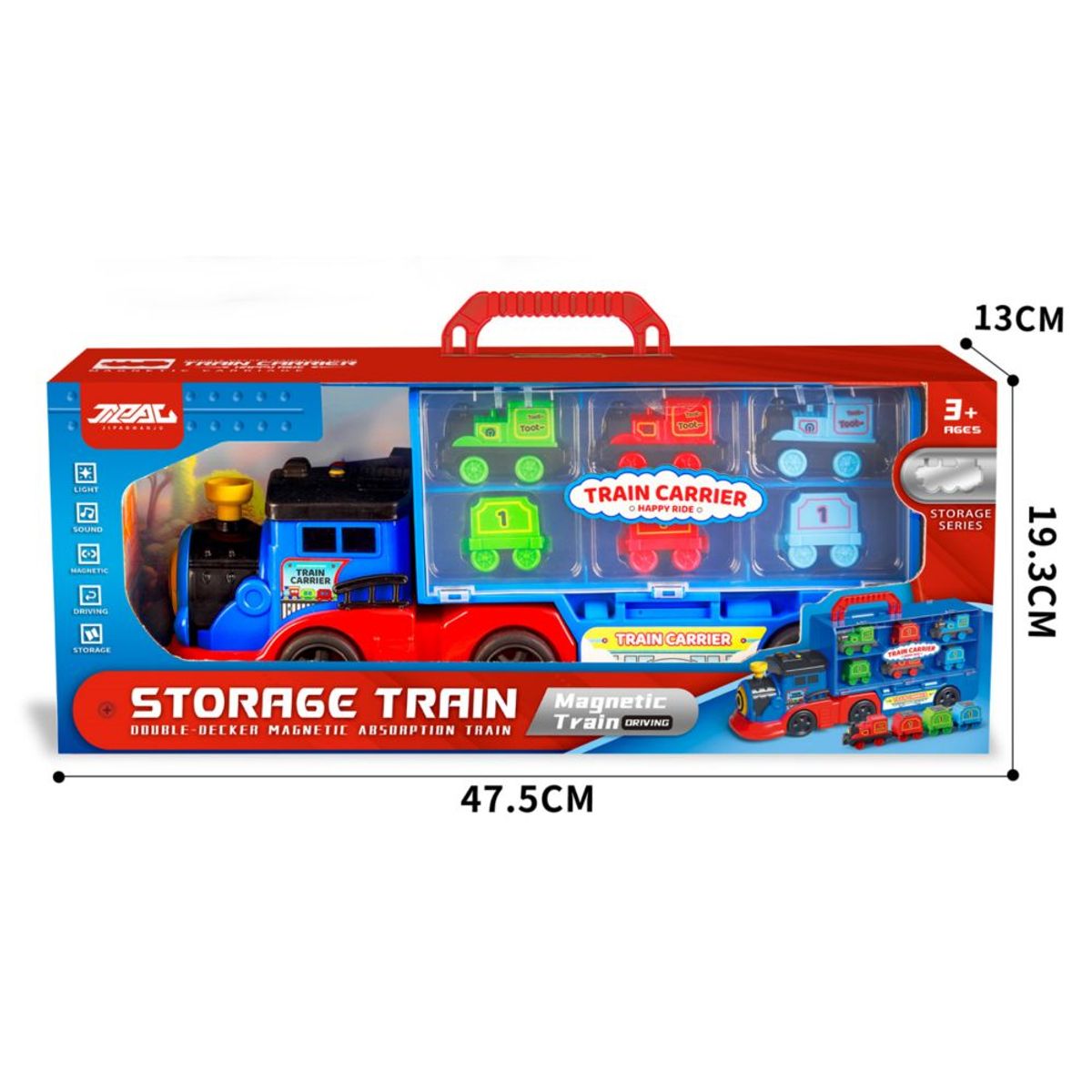 GENERICO - Tren Transportador Magnético con Luces y Sonido