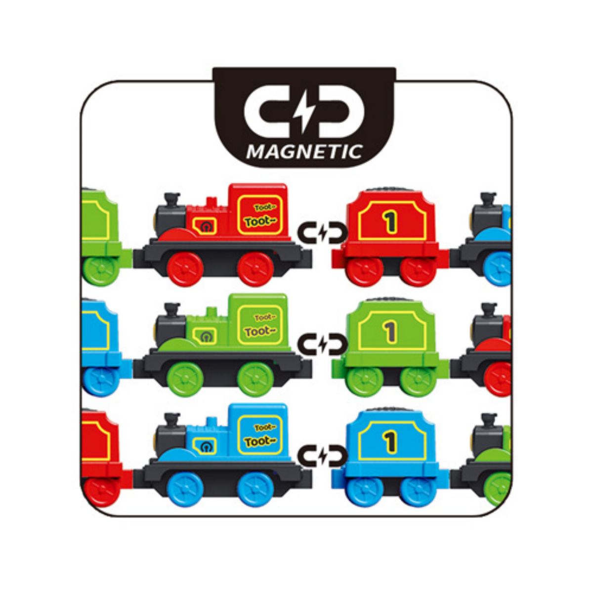 GENERICO - Tren Transportador Magnético con Luces y Sonido