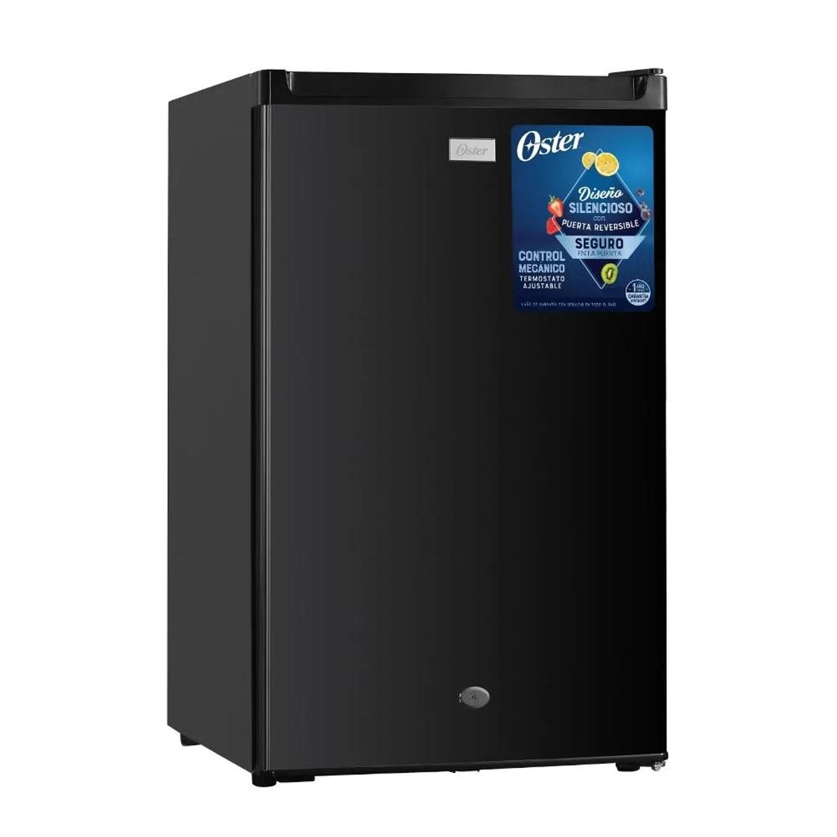 OSTER - Frigobar Oster OS-PMB129BB Frost 122 Litros 1 Puerta Negro
