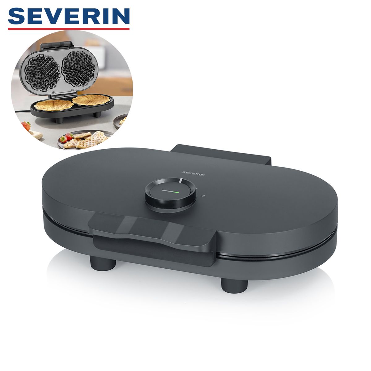 SEVERIN - Waflera Dúo Linea Negra WA 2118