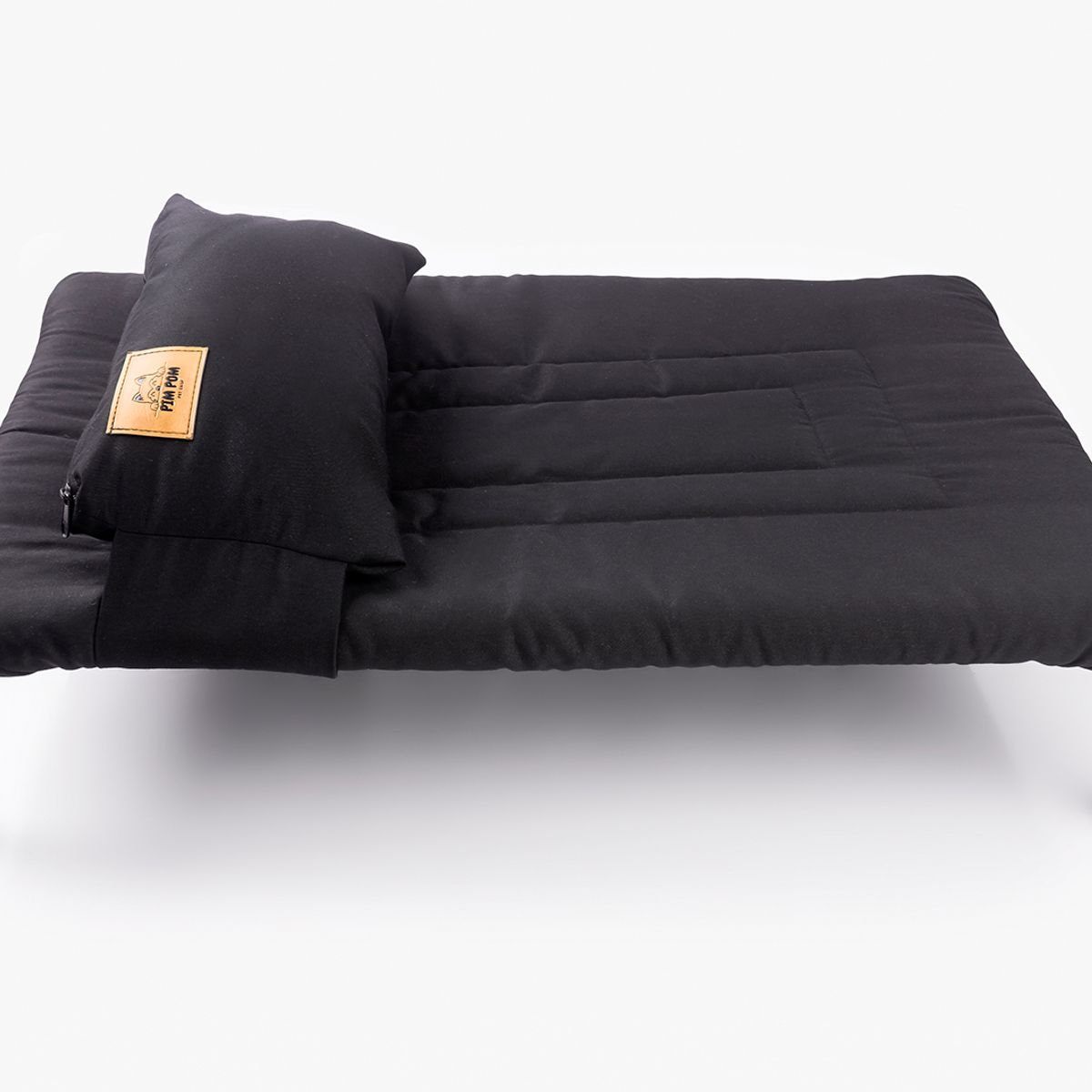 GENERICO - CAMA PARA PERRO TIPO HAMACA TALLA M - NEGRO + ALMOHADA GRATIS DE REGALO