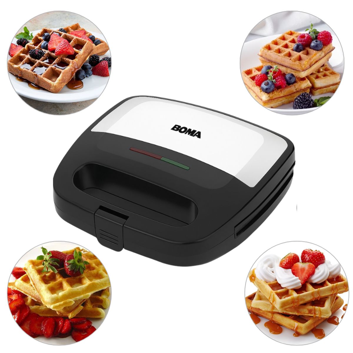 GENERICO - Waflera Maker 800w Boma BM-723C