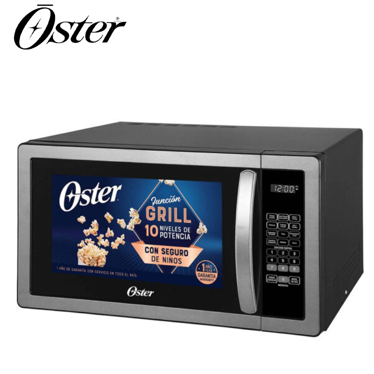 MOSTER GAMER - Horno Microondas Oster® 30L POGGM91101G Negro