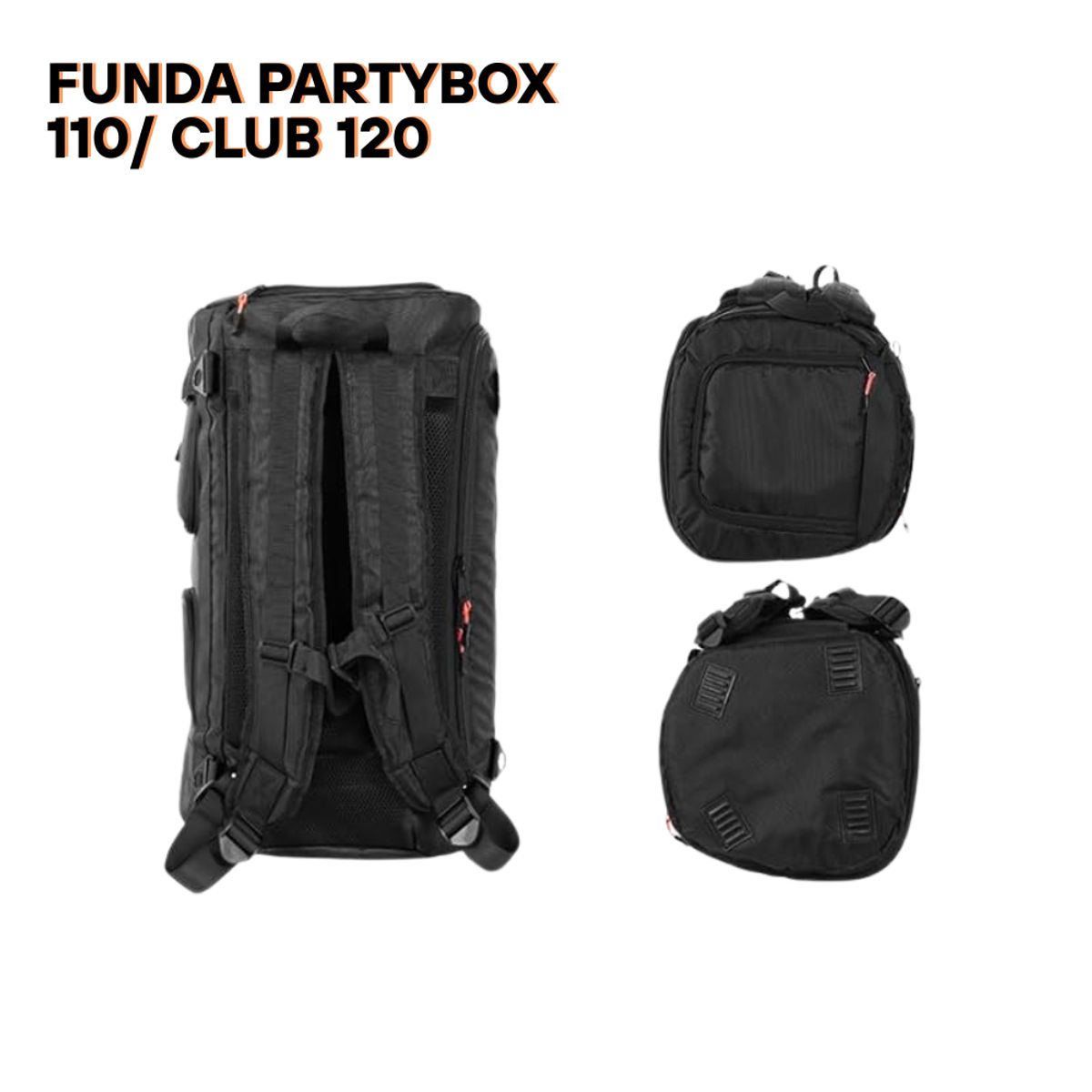 GENERICO - Mochila protectora para los parlantes JBL PartyBox 110 y el Club 120