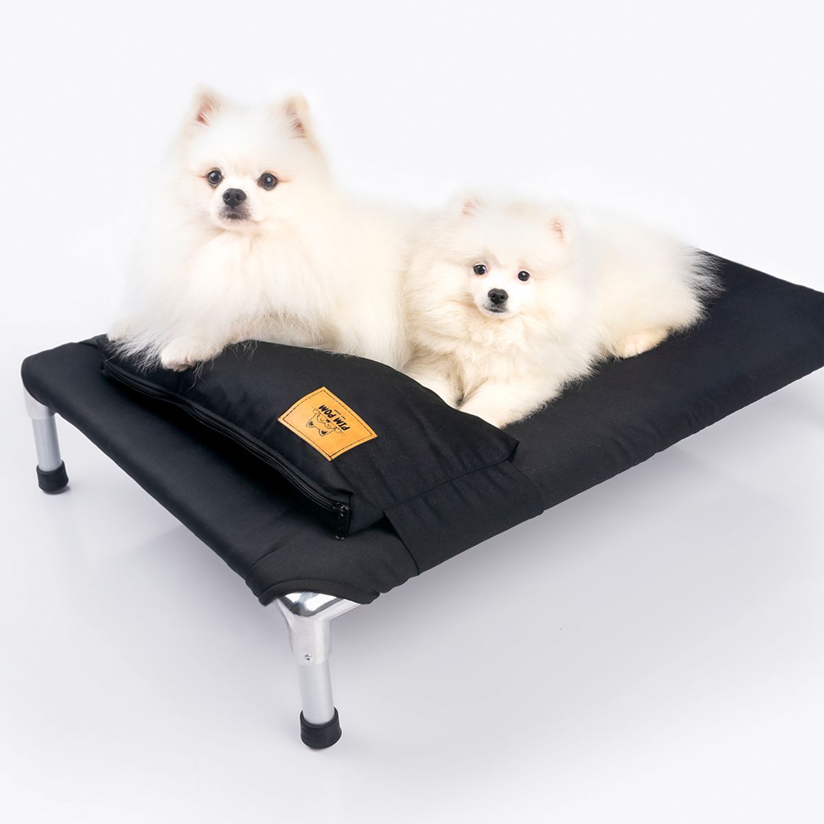 GENERICO - CAMA PARA PERRO TIPO HAMACA TALLA XL - NEGRO + ALMOHADA GRATIS DE REGALO
