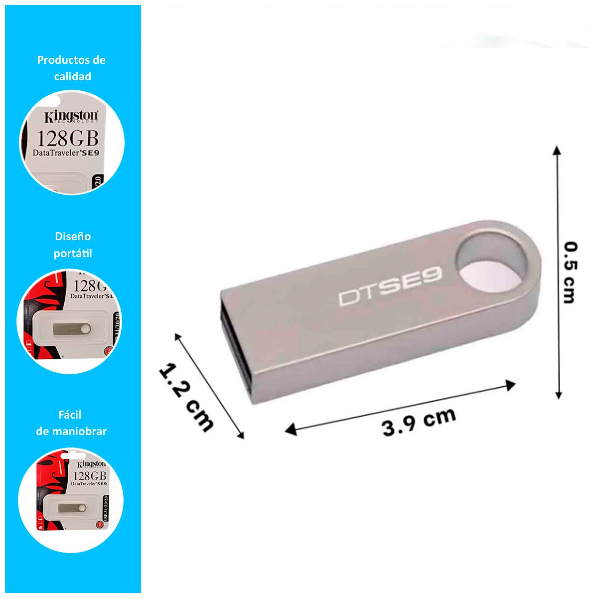 GENERICO - Memoria usb Kingston de 128GB