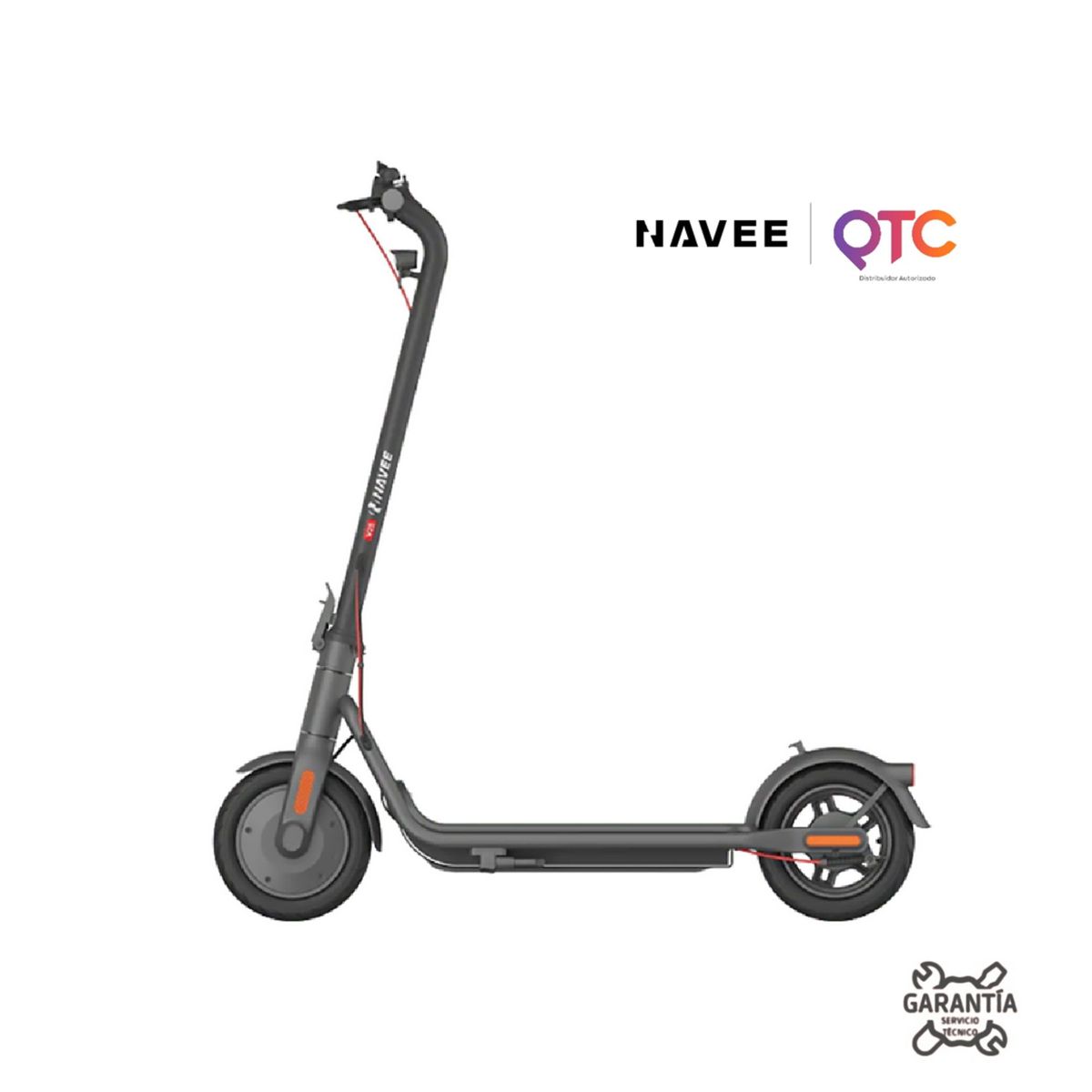 NAVEE - Scooter Eléctrico NAVEE V25 Plegable 25 km/h - Autonomía hasta 25 km - Motor 300W - Ruedas 10"