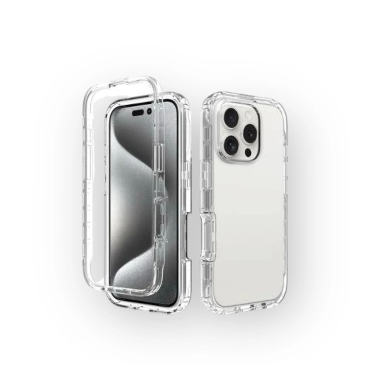 SPACE - CASE 360 PARA 16 PRO MAX TRANSPARENTE