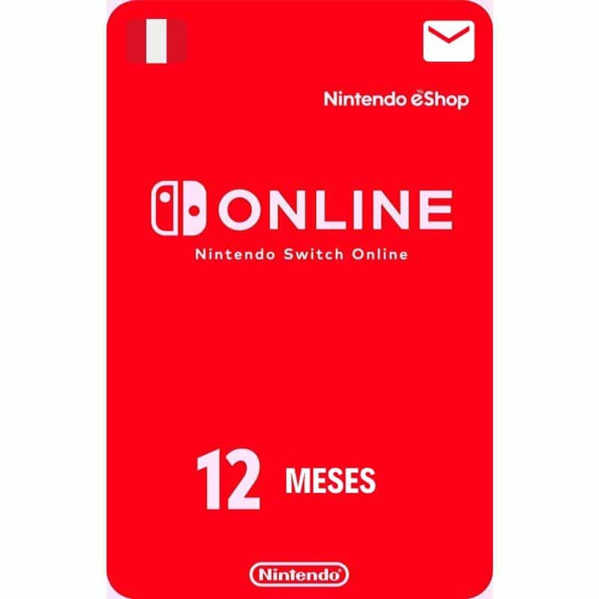 NINTENDO - Membresia Nintendo Switch Online 12 Meses Peru Digital