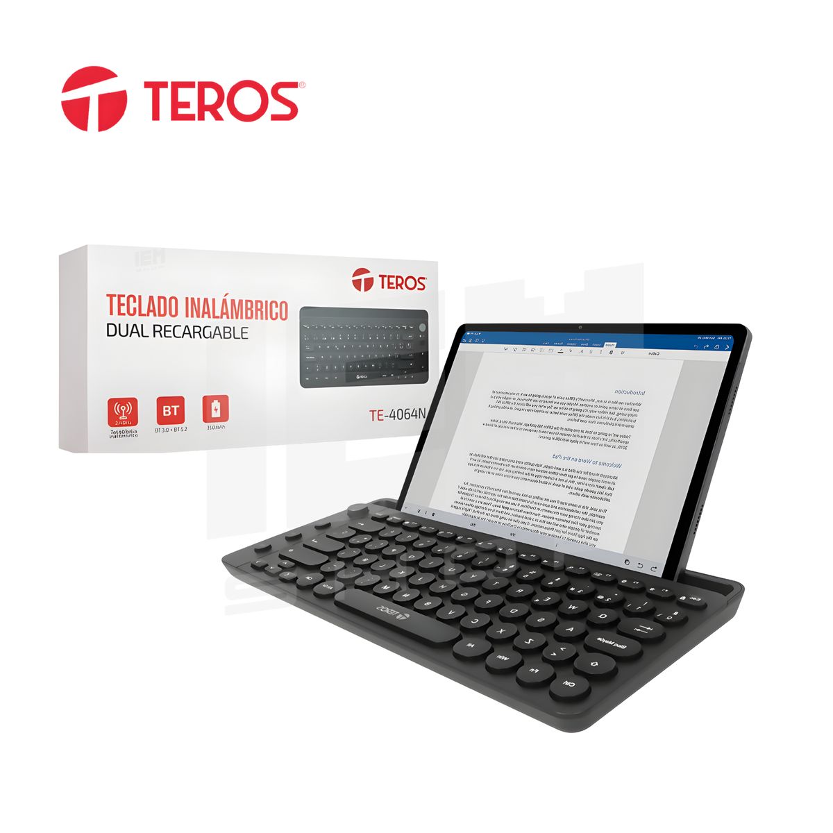 TEROS - Teclado inalambrico TEROS TE-4064N