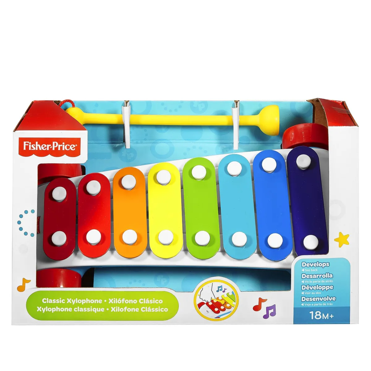 FISHER PRICE - Juguete Para Bebé Xilófono Clásico Fisher Price