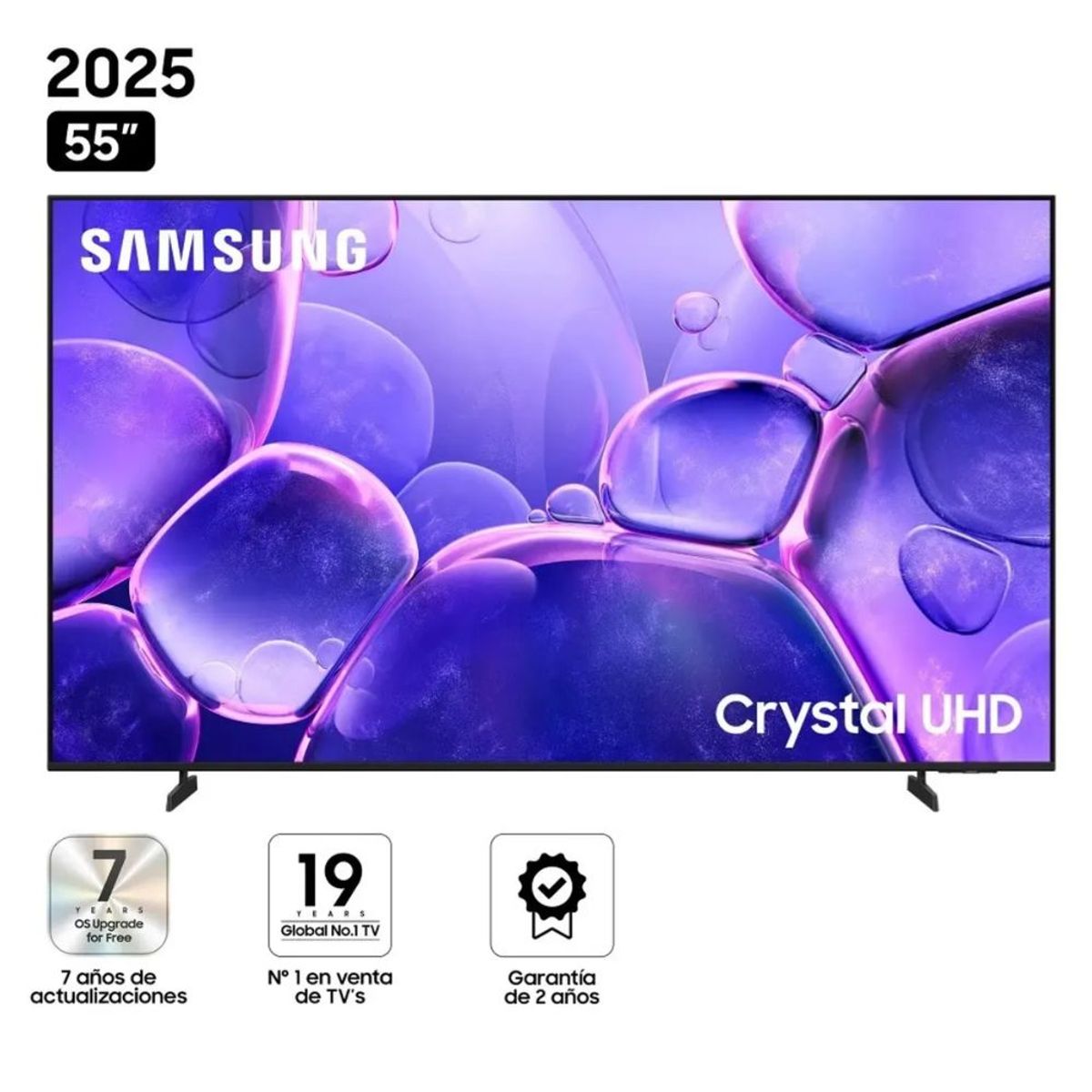 SAMSUNG - Televisor SAMSUNG 55" Crystal UHD 4K 55U8000FG 2025
