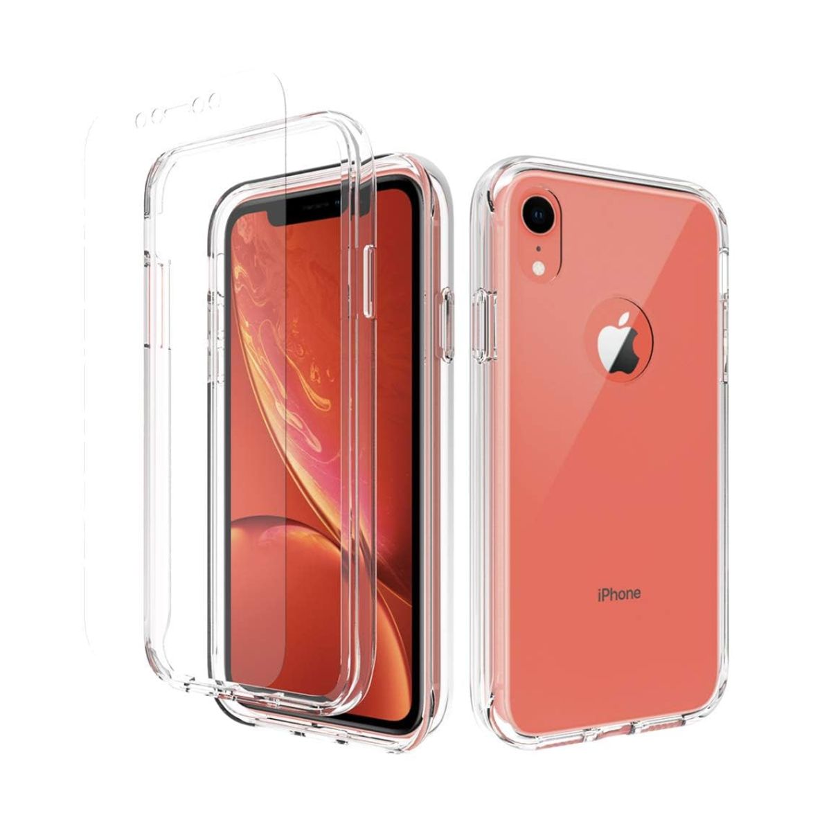 SPACE - CASE 360 PARA IPHONE XR TRANSPARENTE