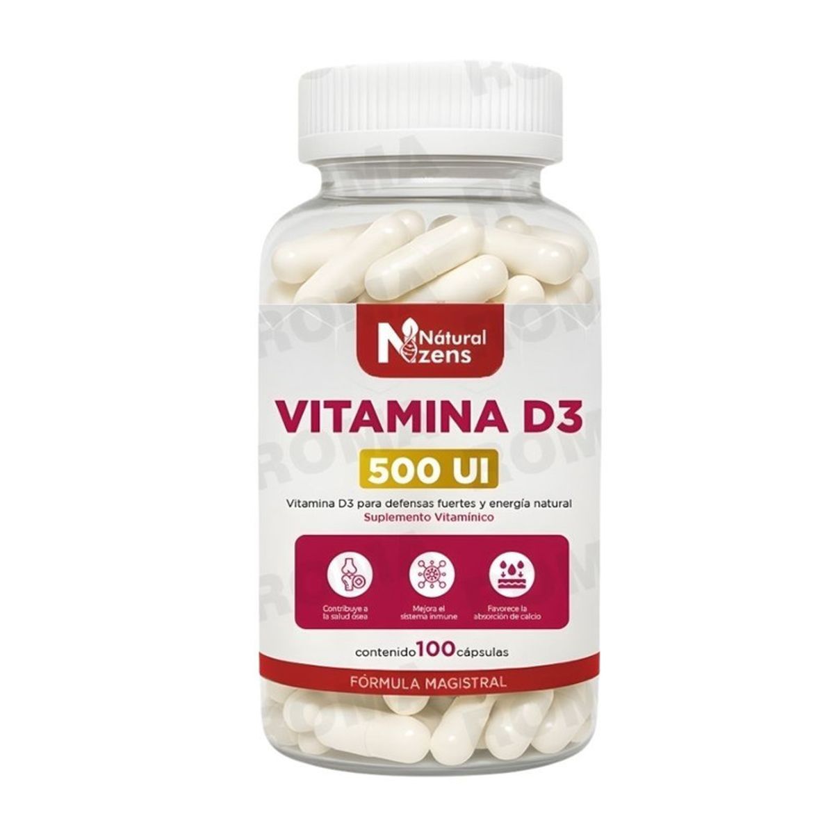GENERICO - VITAMINA D3 500UI PLUS+ NATURAL ZENS
