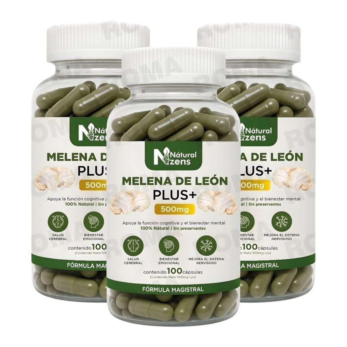GENERICO - PACK 3 MELENA DE LEÓN PLUS+ NATURA ZENS
