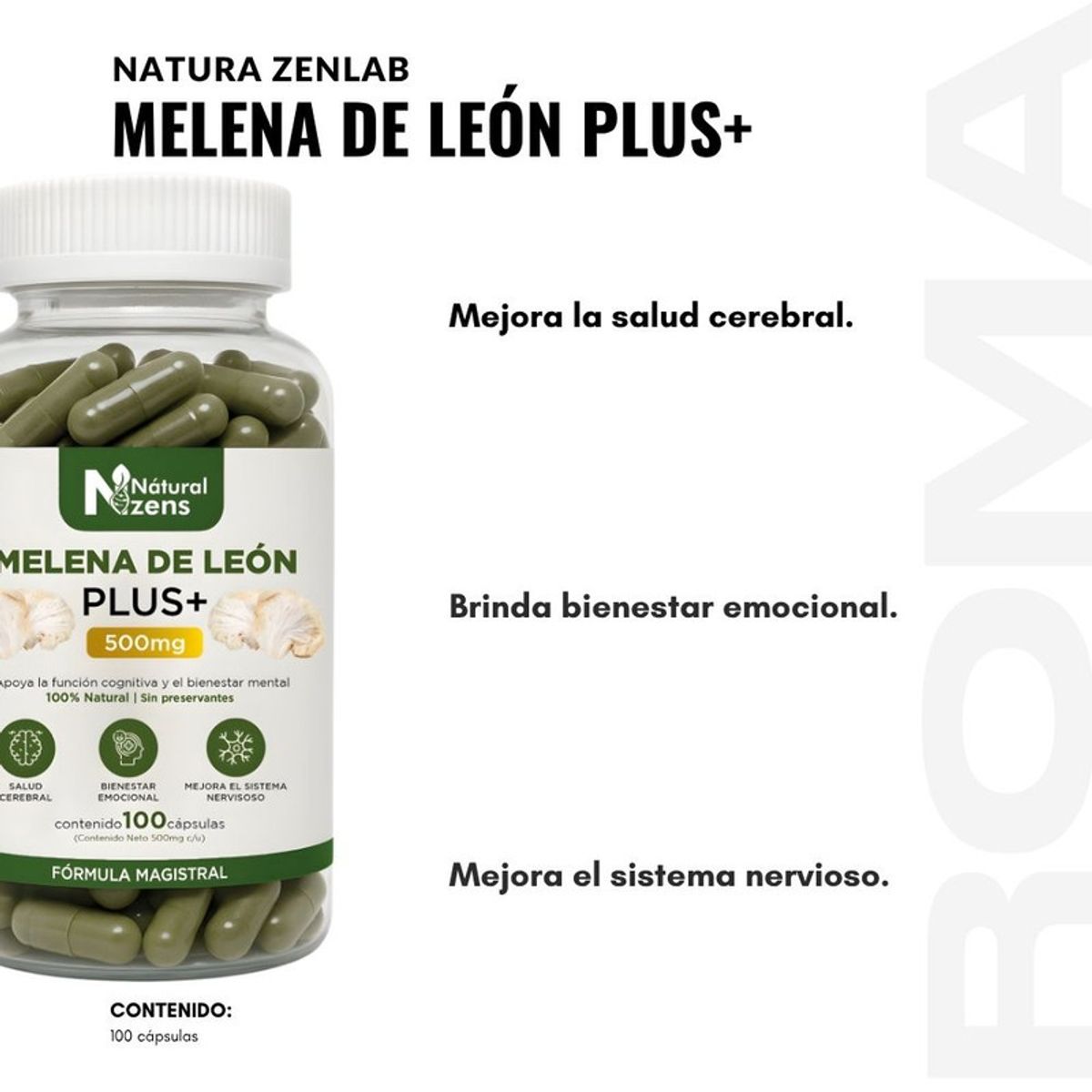 GENERICO - PACK 3 MELENA DE LEÓN PLUS+ NATURA ZENS