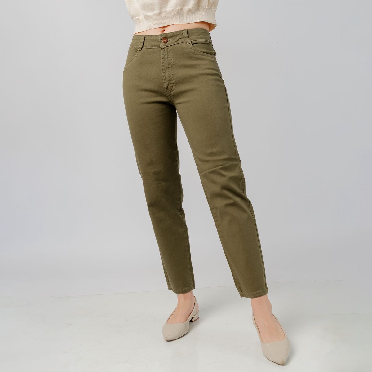 ROXJES JEANS - Pantalón Mom Jean tiro alto Mujer Roxjes