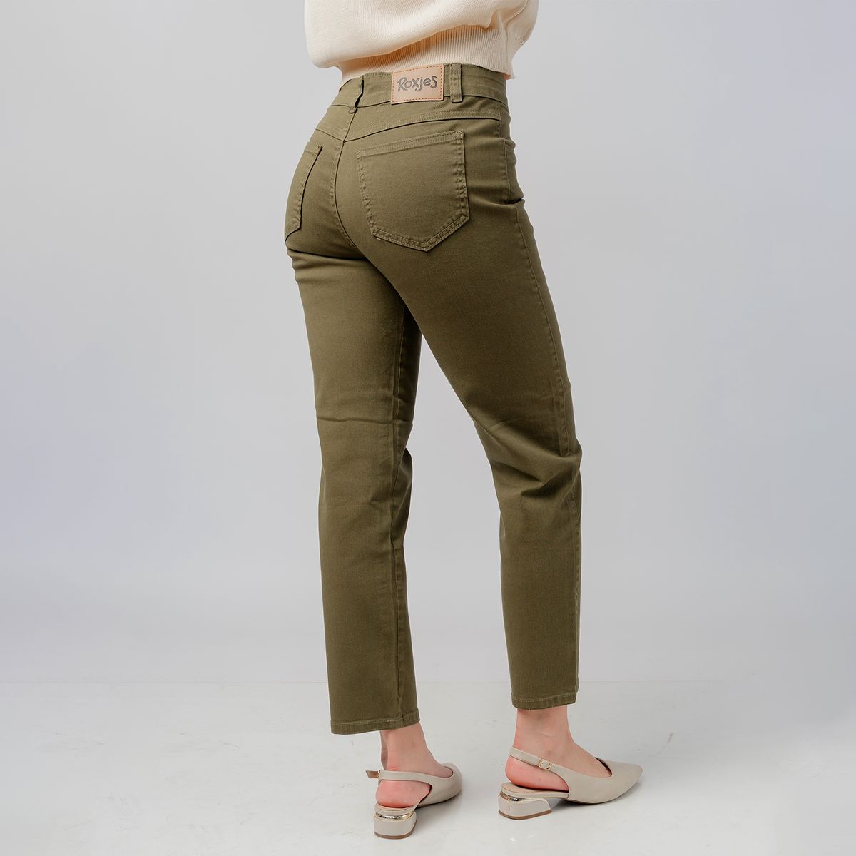 ROXJES JEANS - Pantalón Mom Jean tiro alto Mujer Roxjes