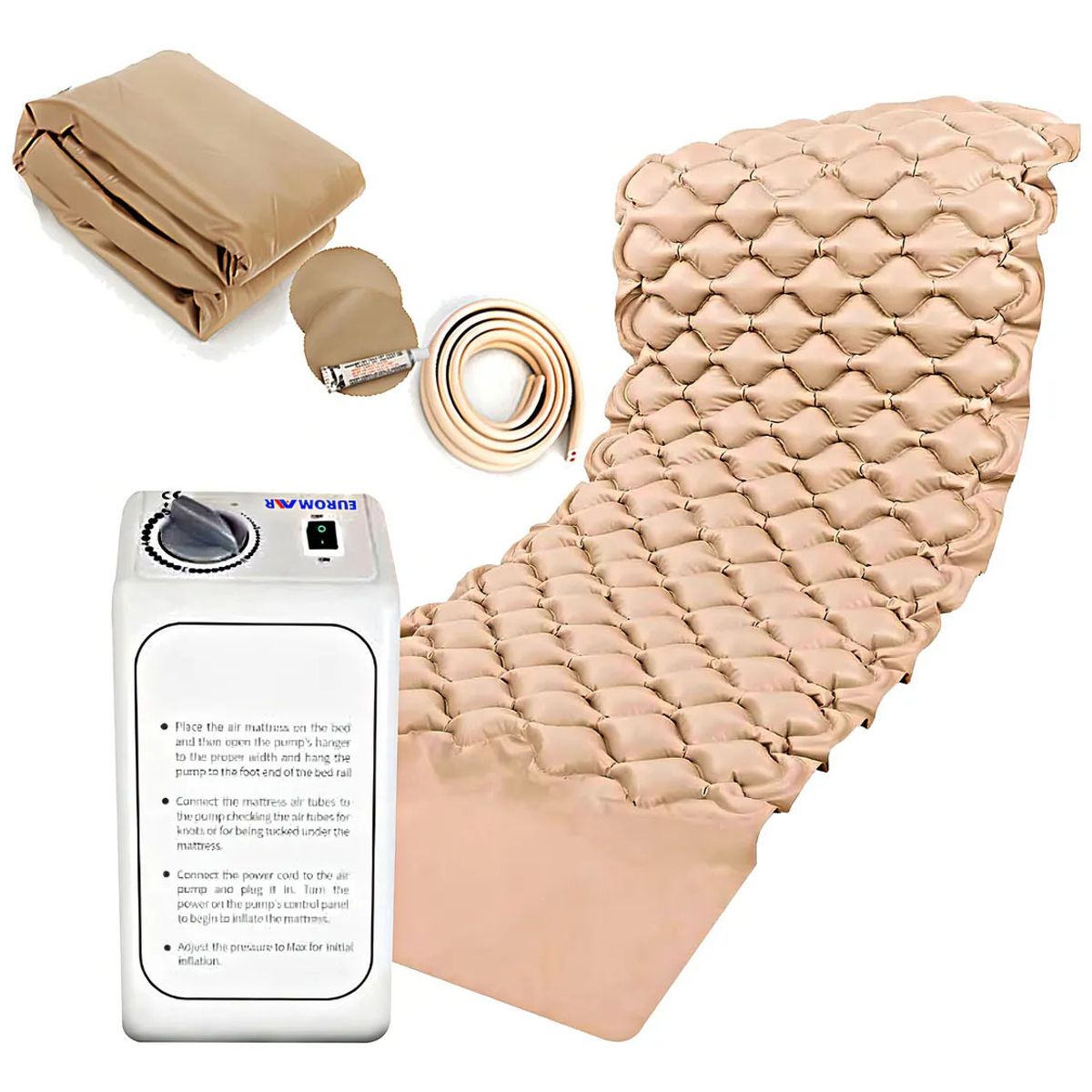 GENERICO - Colchón Antiescaras Euromar Soporta Hasta 135 Kg